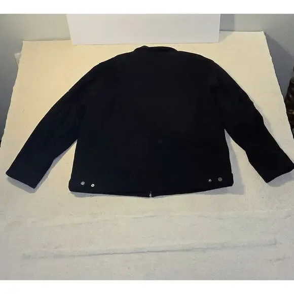 Indigo Palms Denim Co Jacket Mens XXL Wool Cashmere Blend Button Coat - Picture 3 of 4